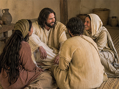 Jesus Christ with Friends