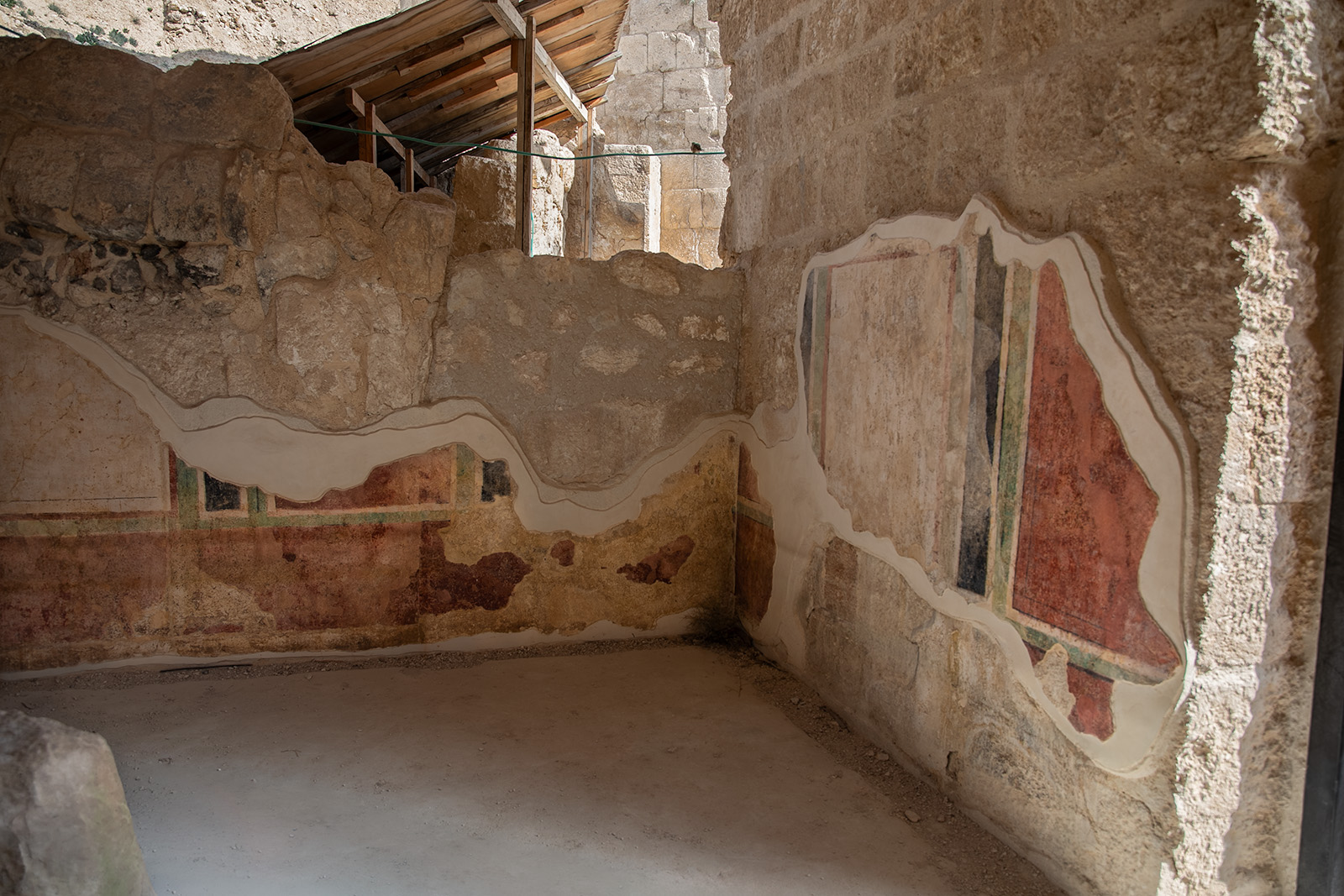 Herodium - Frescoes