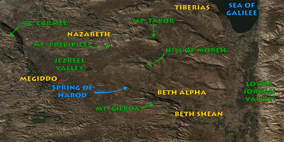 Ein Harod Map