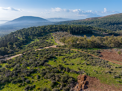 Mount Tabor from the Nazareth Ridge